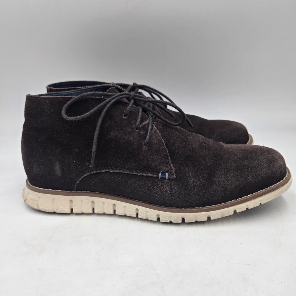 Bearpaw Gabe Men's Chukka Boot Chocolate Brown Suede Ankle Boots Size 10